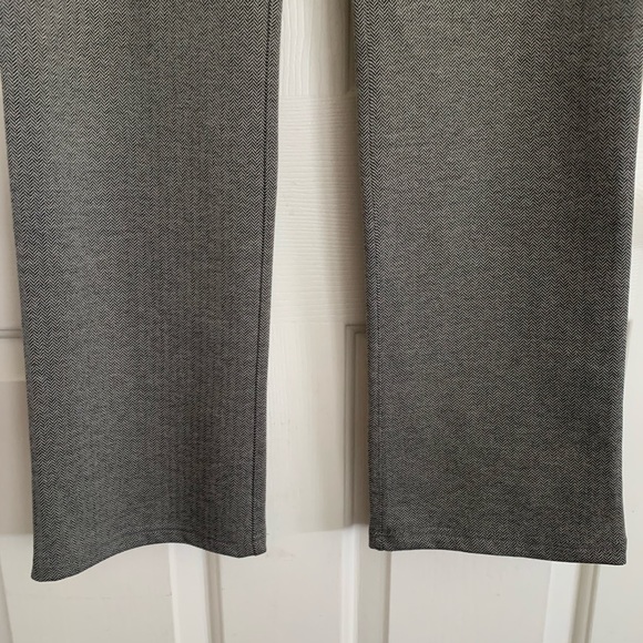 EUC Betabrand Straight Leg Gray Herringbone Pants SZ Medium - Picture 5 of 8